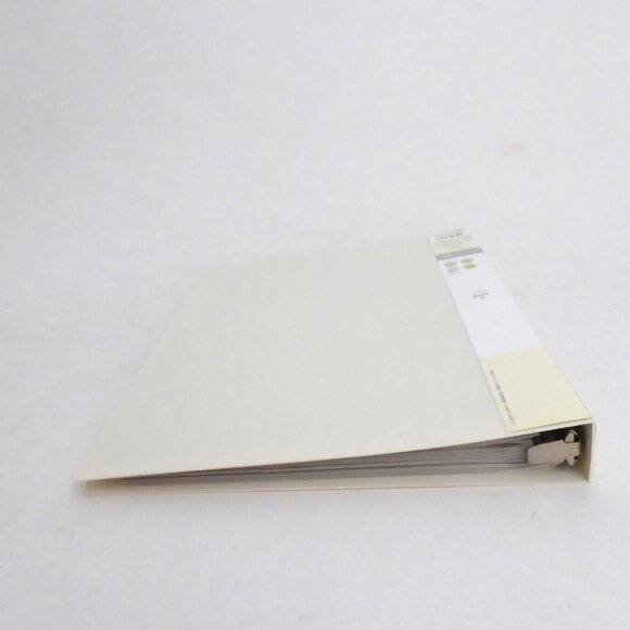 NEW 500 BUSINESS CARD RINGED BINDER CARD HOLDER SLEEVES & TABS JAPAN - Picture 5 of 12